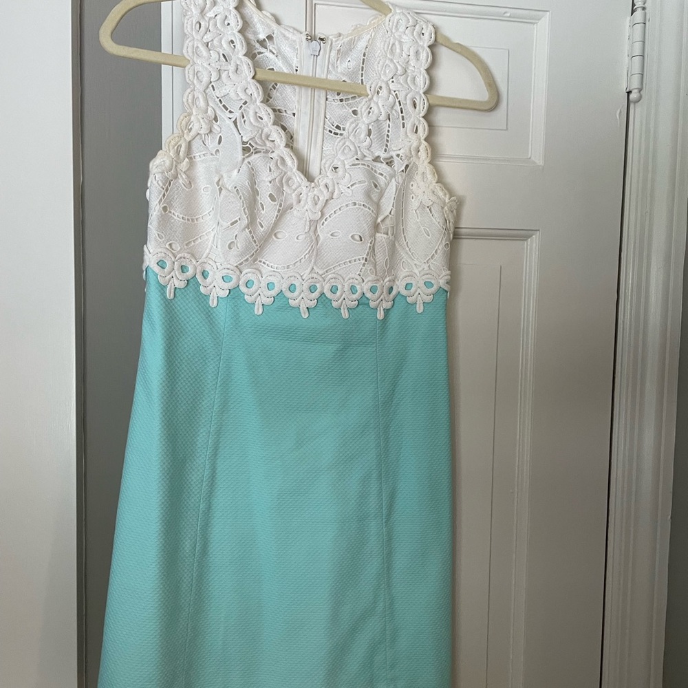 Lilly Pulitzer BLUE/WHITE Shift Dress